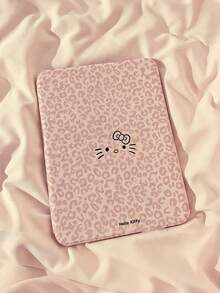 SANRIO Ốp bảo vệ máy tính bảng Hello Kitty họa tiết da báo hồng, có chân đế xoay đa góc và khe cắm bút cảm ứng, phù hợp với iPad 10.2"/10.9"/11", trọng lượng nhẹ, chống sốc. - Nhiều màu - Xem 3