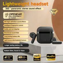 New Senyang 2026 New Style True Wireless Clip-On Sports Bluetooth Headset Music Hanging Bluetooth Earpods Video Comfortable TWS HIFI Dolby Bass Stereo HD Calling Earphones Adapted For Android For Iphone Cellphone Gaming Earpieces Couples Business Smart Headphones For Gift - View 2