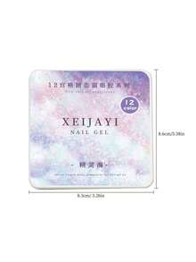 XEIJAYI 12 Colori Smalto Gel - Smalto Gel Semi-Solido Adatto Per Manicure FAI DA TE, Manicure Coreana, Smalto Gel Altamente Saturo E Brillante Per Saloni Di Bellezza - Multicolore - Visualizzare 11
