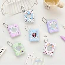 Album ảnh hoạt hình chấm bi nguyên bản 1 inch, album ảnh thẻ, album ảnh ID, mặt dây chuyền lưu trữ, album ảnh nhỏ hình ngôi sao đuổi theo. - nhiều màu - Xem 9