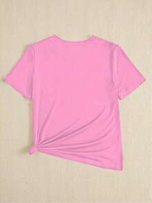 Free Shipping, Local Delivery In Mexico, Delivery In 4 Days. Women's Fitted Short-Sleeve Casual T-Shirt, Printed Blouses For Women's Clothing. - 玫瑰 - 查看 2