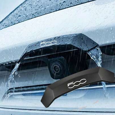 Para Fiat 500 Cubierta de lluvia para cámara de retroceso del coche, Parasol universal para espejo retrovisor, Cubierta protectora impermeable para espejo retrovisor, Parasol universal para espejo retrovisor