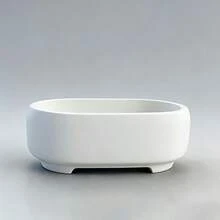 Chậu trồng cây hình bầu dục, chậu cây cảnh thiết kế tối giản, chậu cây bonsai để bàn trong nhà, chậu hoa trang trí ban công. - hình bầu dục - Xem 4