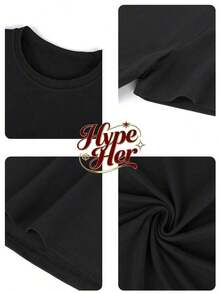 3 piezas de camisetas de mujer HypeHer, nueva colección de verano 2026, con estampado de Jesus Lemonade y But My Jesus He Be Makin' Lemonade. Camiseta gráfica de estilo casual, urbano, playero y de vacaciones, holgada, multifuncional, de cuello redondo, color beige, de manga corta. Regalos ideales para Pascua, conjuntos de verano para mujer.|Moda Urbana Local de Primavera/Verano||Uso Casual Diario Primavera Verano Moderno Moldeador|Conjunto de verano para mujer, ropa de vacaciones|Blusas elegantes para mujer, ropa de primavera, blusas de verano. - Negro - Ver 4