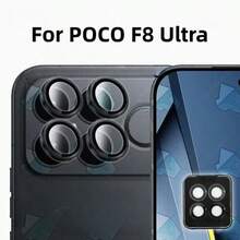 鹰眼镜头贴膜，适用于小米 Poco X8 Pro/X8 Promax/F8 Ultra/F8 Pro/14T/14T Pro，金属环防刮防摔镜头保护膜，9H 硬度，镜头保护垫，镜头保护膜，防刮防摔，自动校准定位，表面光滑，高清镜头保护膜，适用于智能手机用户，可搭配手机壳使用，保护您的手机镜头，提供彩色、银色、黑色三种颜色可选。 - 彩色 - 查看 29