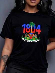 1 Piece Haitian Revolution Flag 1804, Haitian Independence Flag Da-0180g 100% Cotton - 黑色 4 - 查看 4