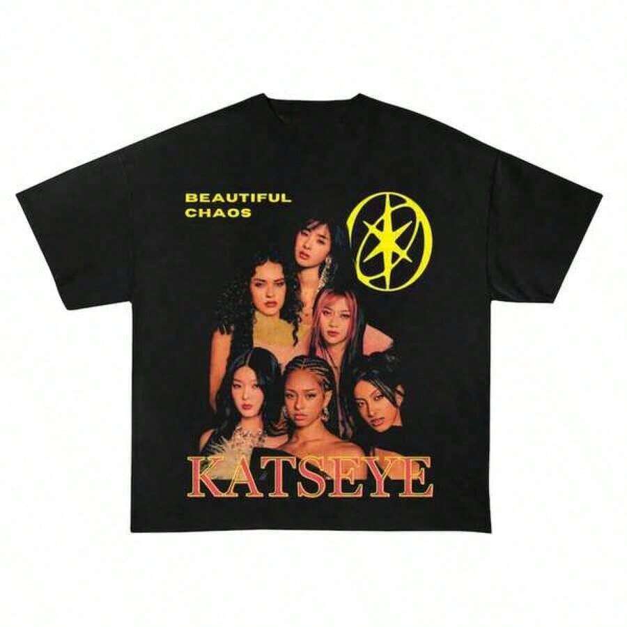 Camiseta de algodón puro, unisex, KatseyeGráficoCamisetaojo de gatoEnredado,OjoK-popventiladorMercancía, blusasparamujer,blusasparamujerfiesta,playeraselmujer,blusascasualesparadama,sudaderas,camisaselmujer,ropaelmujer,blusasbonitas,ofertasyliquidacionesropamujer,motfmujerpremium,elegantemujer,camisetasparahombre, manfinityhombre,playeraselhombrecasual,playerasparahombre,dazyhombre,streetwear,cosasparahombre,playerasnegras - Negro - Ver 1