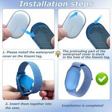 Nylon Watch Band Strap For Xiaomi Tag Locator Tracker, Protective Case [Locator Device Not Included] - Multicolor - View 6