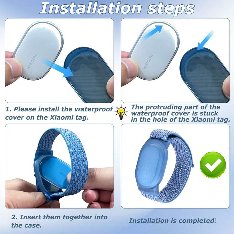 Nylon Watch Band Strap For Xiaomi Tag Locator Tracker, Protective Case [Locator Device Not Included] - Multicolor - View 5