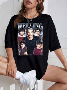 Women T-Shirts - Black - View 7