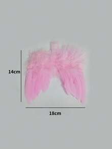 1/5//10/30pcs-Pink Angel Wings Christmas Decorations, Angel Feather Wings Christmas Tree Hanging Ornaments, DIY Crafts Decorations, Garland Accessories For Christmas Family Gatherings,Christmas Decorations,Pink Christmas Ornaments,Christmas Tree Decorations - Pink - View 9