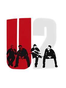 1 Piece Of Women's Casual T-Shirt With U2 Band Graphic Print, Round Neck, Polyester Knit Fabric, Geometric Pattern, Short Sleeve, Comfortable Summer Top For All Seasons, Y2k T-Shirt. - 白色 - 查看 2