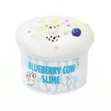 Transparent Crystal Slime Set, Made From Premium High-Transparency Slime Material, With A Clear And Pure Texture, Soft And Stretchy, And Strong Elasticity. It Comes With A Variety Of Colorful Fruit And Animal Shapes, Offering A Wide Range Of Styles. It Is , Odorless, Soft, Non-Sticky, Easy To Mold And Store.Fun DIY Crafts, Stress Relief, Hands-On Skills Training, Full Of Educational And Entertaining Value.Suitable For Children, Students, And Parent-Child Interaction, Ideal For Home Leisure, Playtime During Breaks, Early Childhood Education, And Gift Giving. The Slime Kit Is A Best-Selling Cross-Border Set, Featuring High-Quality Colorful Clay, Fun And Durable, Meeting Various Craft Play Needs. - 藍莓乳牛牛頭膠70ml - 查看 13