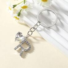 1pc English Letter Keychain, Popular Letter Car Key Chain, Women Accessory Bag Pendant, Holiday Gift - Letter Keychain - View 11