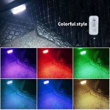 LED Touch Light, Wireless Mini Car Interior Lighting, Ceiling/Roof, Reading Light, Door Sill, Storage Box, USB Rechargeable - 多色 - 查看 6