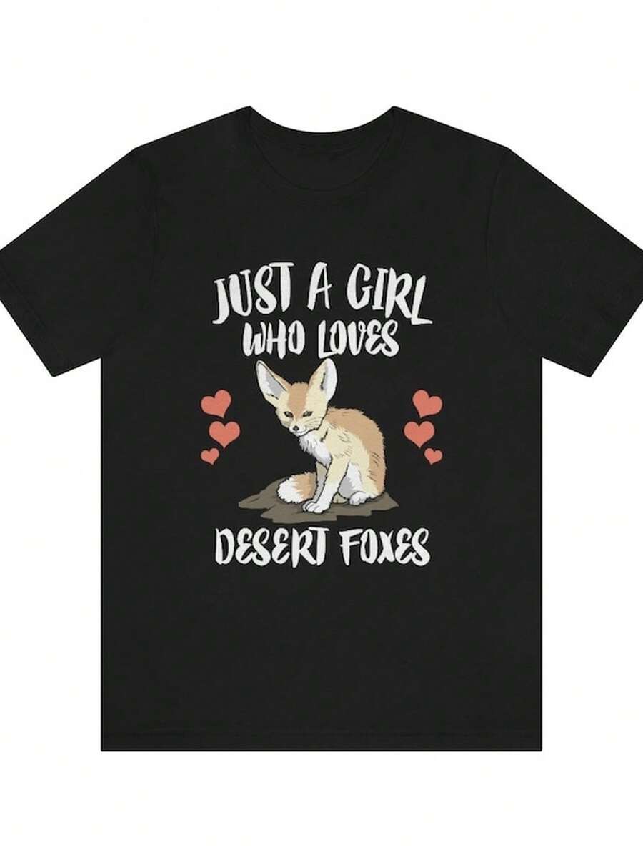 Just A Gir1l1l Who Loves Desert Foxes S1Hirt, Desert Fox Lover S1Hirt, Fox Gift, Fox S1Hirt, Adult Animal T1S1Hirt.