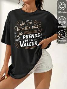 Women T-Shirts - Black - View 2