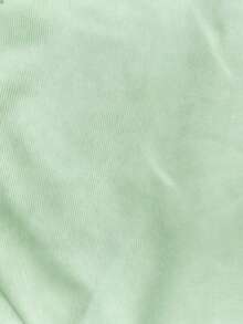 Spring/Summer Grey-Green Sheer Romantic Elegant Fashion Chiffon Poncho Design Knitted Ruched Bodycon Maxi Dress, Teardrop Button Back - Mint Green - View 6