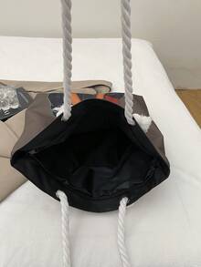 Large Capacity Handbag For Women, New Arrival Minimalist Commuting Shoulder Tote Bag - Multicolor - View 4