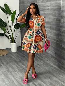 Women Plus Size Sports Dresses - Multicolor 2 - View 11