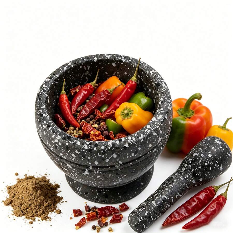 Mortar And Pestle, Reusable Plastic Grinder Bowl Grinder Bowl With Rod Hammer, Sauce Garlic Masher Hand Grinder Crusher Kitchen Gadgets