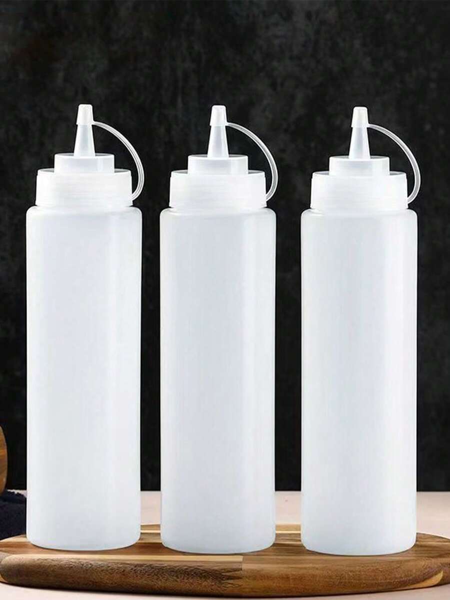 Bộ 5/3/2/1 chai bóp, chai đựng gia vị, chai đựng nước sốt, chai đựng nước ép, chai bóp, chai đựng dầu ăn, chai có thể tái sử dụng, chai đựng nước. - Nhiều màu - Xem 1