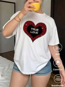 A Fashionable, Short-Sleeved, Round-Neck T-Shirt, Made In Mexico, For The Spring/Summer Season. Featuring A Cartoon Print, This Matching Set Is Suitable For Both Layering And Layering, Ideal For The Office And Casual Wear. Designed For Men And Women, It Can Also Be Worn Individually. A Great Gift Idea. Women's T-Shirt. Blouses > Elegant. Boho Chic. This Soft And Breathable Women's T-Shirt Is Perfect For Vacations, Travel, And Festive Occasions, And Suitable For Year-Round Wear. - 白色的 - 查看 1
