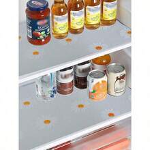1 Roll Daisy Pattern Kitchen Cabinet Shelf Liner, Non-Adhesive Drawer Mat, Anti-Slip Refrigerator Pad, EVA Waterproof Fridge Liner, Cabinet Mat, Easy Placemat - 1PC - View 3
