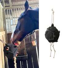 1PC Horse Toy Ball Carrot Training Treat Ball Training Lead Equestrian Supplies - Multicolor - View 3