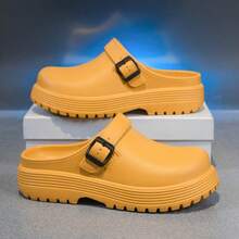 Sandal Selop EVA Anti Selip, Tahan Air, dan Tahan Minyak, Cocok untuk Penggunaan Kasual, Kantor, Dapur, Perawat, dan Medis. - Mustard Yellow - View 4