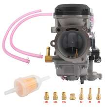 Carburador de motocicleta CV40 de 40 mm para Davidson Super Glide, carreras y motocross con inyector de potencia - A - Ver 13