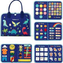 Felt Learning Board - Children's Busy Board, Early Education And Development Toy For Toddlers - Brain Stimulation Learning Board - Multicolor - View 16