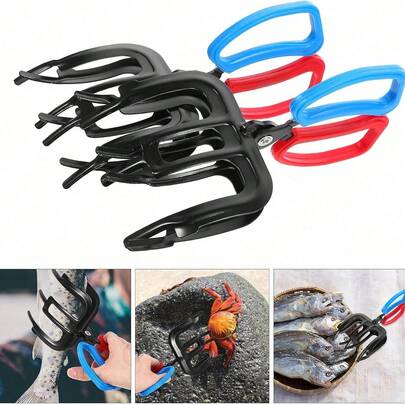 3-Claw Fish Clamp, Metal Fishing Clamp Fish Control Clamp, Essential Fishing Clamp Control Tool Fishing Accessories, Suitable For Most Freshwater Fish Clamp Fishing Gear Racks, A Must-Have Gift For Fishing Enthusiasts