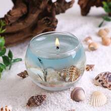 1pc/Box, Ocean-Themed Scented Candle, Random Shell Decor, Ins Style Scented Decor/Vacation Scented Candle/Niche Scented Gift/Home Fragrance Essential - 1PC - View 8