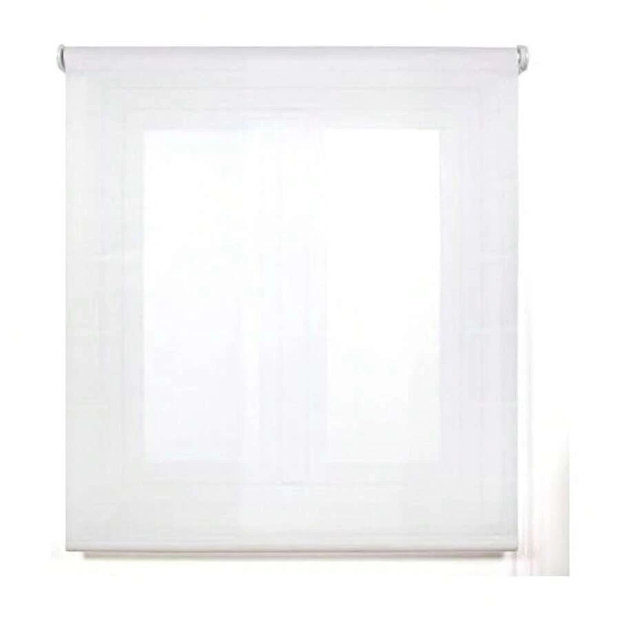 KIWI | Roller Blind In Translucent Shiny Fabric, Sizes From 80 To 200 Cm Wide And From 175 To 270 Cm High, Easy Installation, Available In 3 Colors - 白色 - 查看 1
