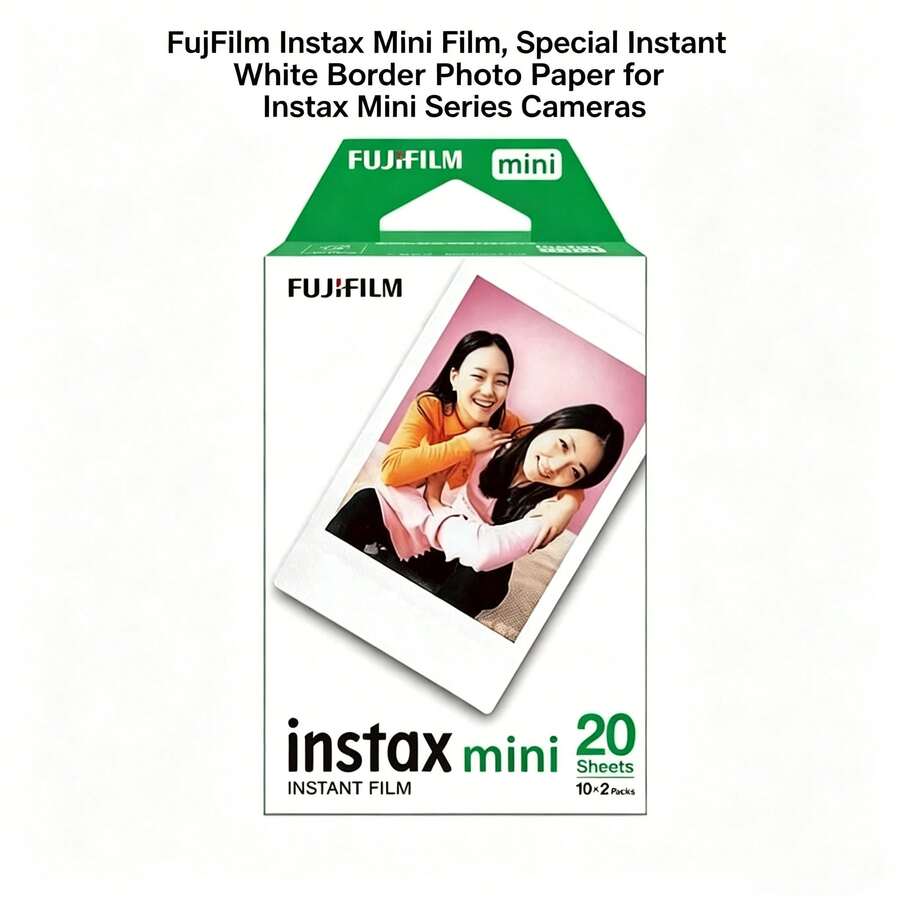 FujiFilm Instax Mini Film mini 白邊膠卷 通用 mini 相機一次成像相紙 隨身拍照留念創意膠卷 高清顯色便攜 - 查看 1