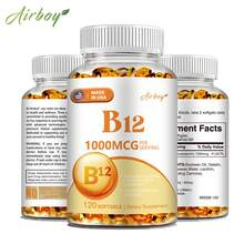 XEMENRY Vitamin B12 Capsules - Supports Energy Metabolism, Boost Natural Energy, For Brain, Nervous System, And Heart Health - 120pcs - 120粒膠囊 - 查看 1