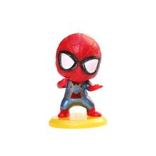 Marvel 1 pieza Figura decorativa de escritorio de Spider-Man versión Q, regalo pequeño perfecto para fans, familia y amigos, colgante fresco de verano, mejor opción para novia/pareja, accesorio de ambiente veraniego, artículo de combinación diaria [Estilo aleatorio] - Multicolor - View 7