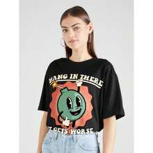 Women T-Shirts - Black - View 9
