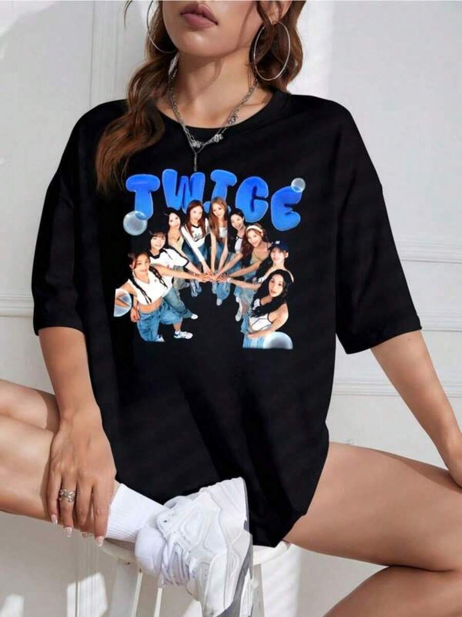 Women T-Shirts - Black - View 1