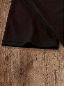 Camiseta de Mujer con Diseño Gráfico de Lápiz - Camiseta Casual de Cuello Redondo y Manga Corta, Estampado Colorido, Tela de Elasticidad Media, Perfecta para Primavera, Verano y Otoño. - Negro - Ver 3