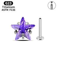 1 chiếc khuyên tai đinh tán hình ngôi sao mini 4mm không gây dị ứng, phù hợp cho cả nam và nữ, khuyên tai kẹp tai nhỏ nhắn tinh tế, khuyên tai xỏ lỗ tai Dopamine. - Ngôi sao - Xem 13
