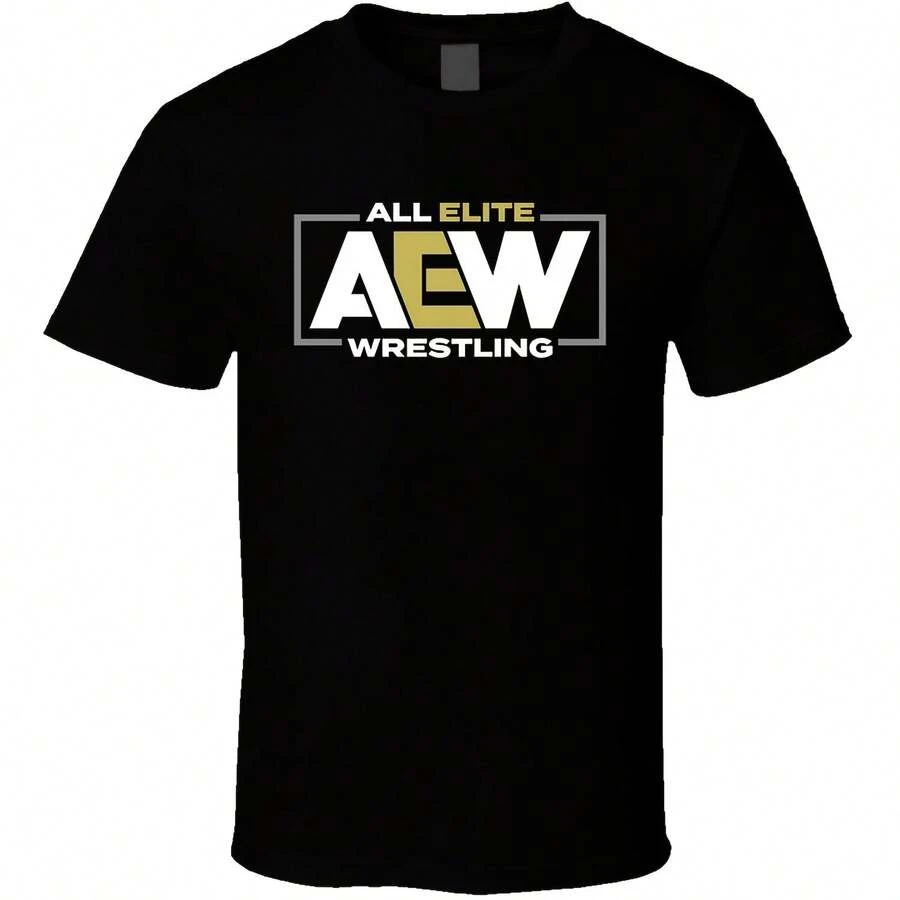 Aew All Elite Professional Wrestling Fan T Shirt - 黑色 - 查看 1