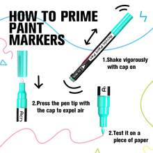 308 Colors (Covering 14 Color Tones, 22 Colors Per Box), Various Color Tones Available (Skin Tone / Gray Tone / Macaron Color / Dopamine Color, Etc.), 0.7mm Super Fine Tip, Water-Based Ink High Coverage Quick-Drying Waterproof, With Numbered Visible Window Pen Cap - Multicolor - View 9