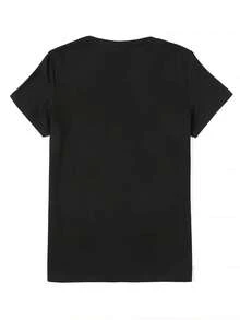 Talla - Ropa, Zapatos y Joyería para Talla > Moda Mujer > Ropa de Talla > Prenda Listas > Tops de Talla > Camisetas de Talla - Negro - Ver 3