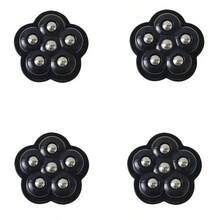 24/16/8/4pcs Self-Adhesive Caster Wheels For Storage Bins - 6-Wheel, Mute Glide, High Load Capacity - Ideal For Furniture & Appliances - Black - View 8
