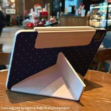 GIIPPA 2026 蓝色波点简约图案平板电脑保护套，兼容 iPad Mini 6 2021（8.3 英寸）、Mini 7 2024（8.3 英寸）、Air 2 2014（9.7 英寸）、5 2017（9.7 英寸）、6 2018（9.7 英寸）、7 2019（10.2 英寸）、8 2020（10.2 英寸）、9 2021（10.2 英寸）、Air 3 2019（10.5 英寸）、10 2022（10.9 英寸）、11（A16）2025（11 英寸）、Air 4（A14）2020（10.9 英寸）- 2 件装 - 藍色 - 查看 5