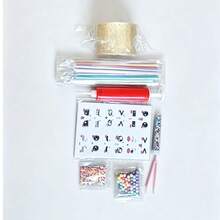 Juguete de estrés de masilla Nano, set de alivio de estrés con burbujas de soplado de pegamento Nano DIY, suministros de scrapbooking (empaque aleatorio, accesorios y bomba de aire de color aleatorio) - Multicolor - Ver 16