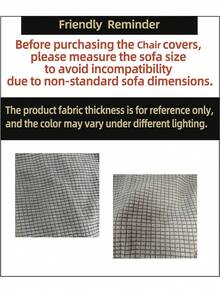 1pc High-Elasticity Corn Velvet Fabric Chair Covers High Back Arm Chair Cover Slipcovers For Restaurant, Living Room And Home Office Computer Hotel,Dustproof And Stain-Resistant, Dirt-Resistant And Wear-Resistant,Pet Scratch Prevention.Suitable For All Seasons. - Dark Grey - View 8