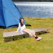 YUNRUX Camping Cots - 卡其色 - 查看 10